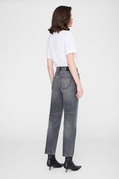 ANINE BING Kate Jean - Washed Grey - on model back