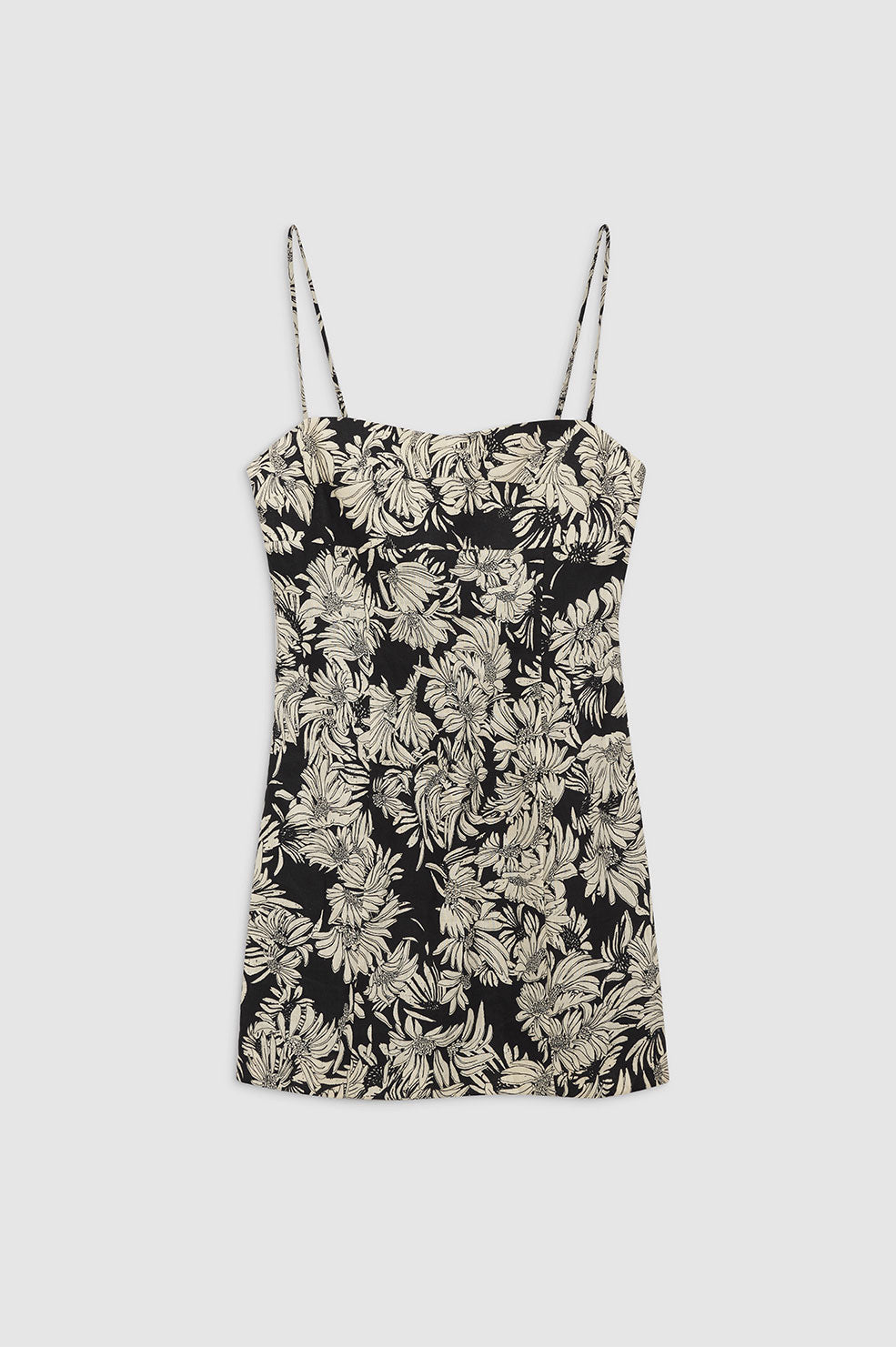 Keiran Dress - Black Floral Print View 3