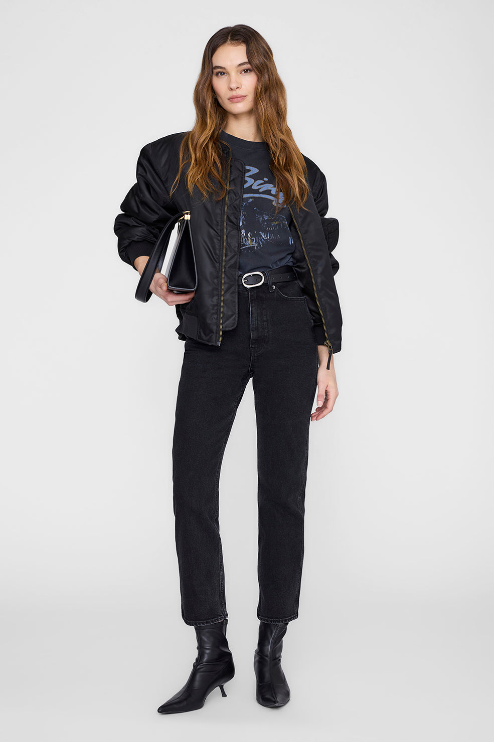 Kent Tee Eagle - Washed Black View 2