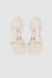 ANINE BING Kiera Sandals - Ivory
