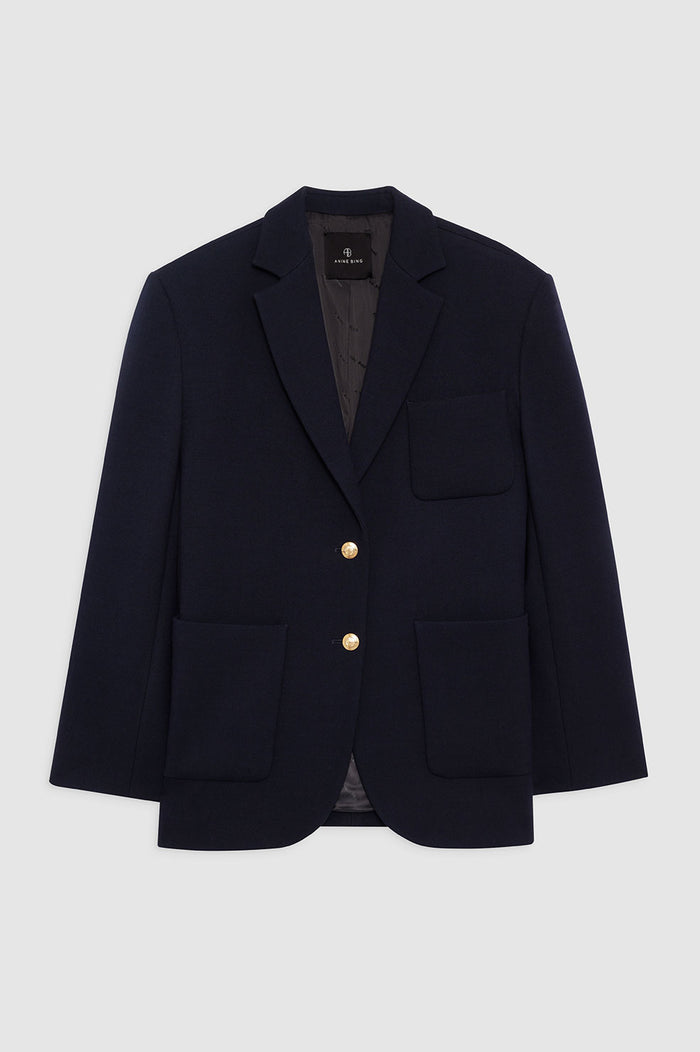 ANINE BING Kinsley Blazer - Night Sky