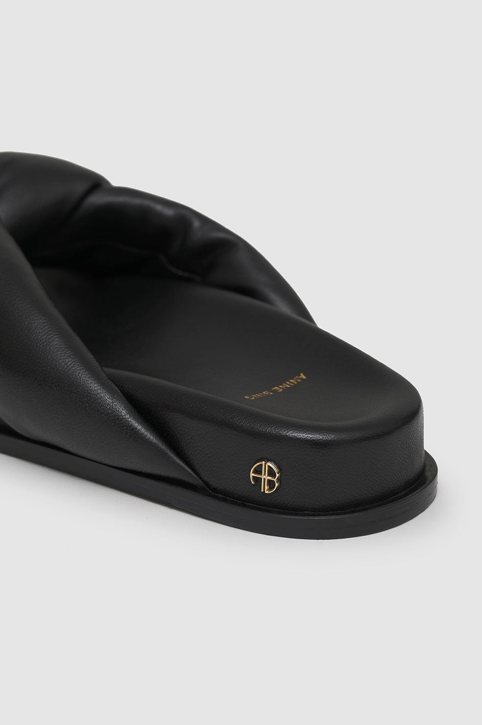 ANINE BING Kiva Slides - Black