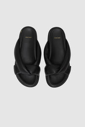 ANINE BING Kiva Slides - Black