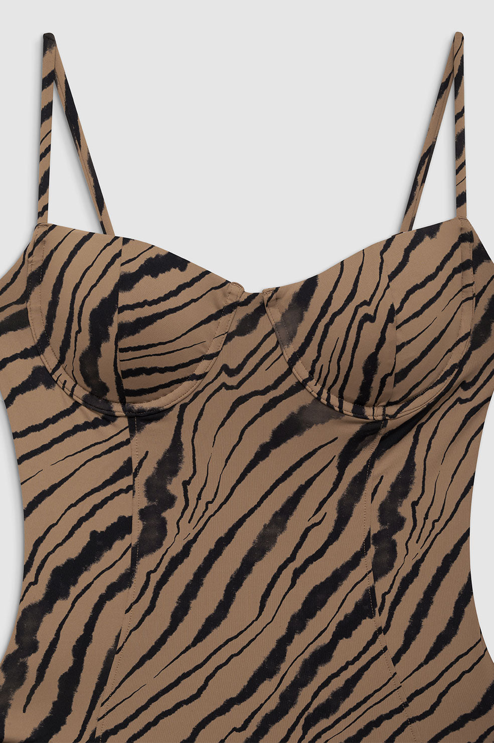 ANINE BING Kyler One Piece - Tiger Shell Print