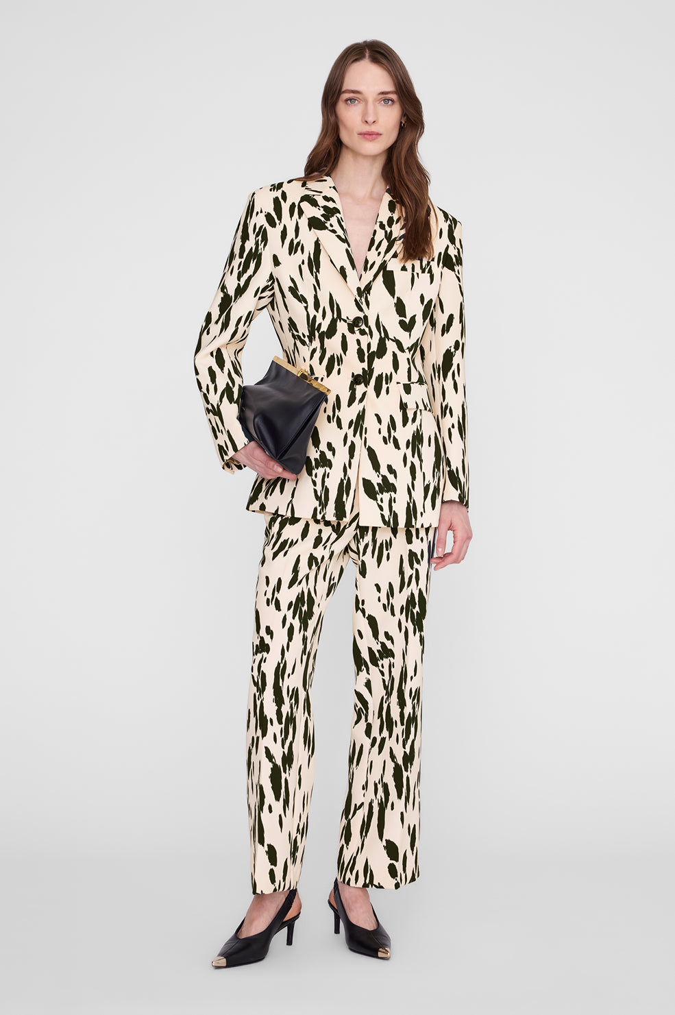 Laika Blazer - Golden Beige Leopard View 1