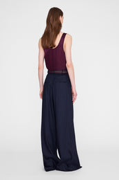 ANINE BING Lea Top - Fig - on model back