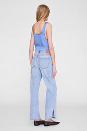 ANINE BING Lea Top - Storm Blue - on model back