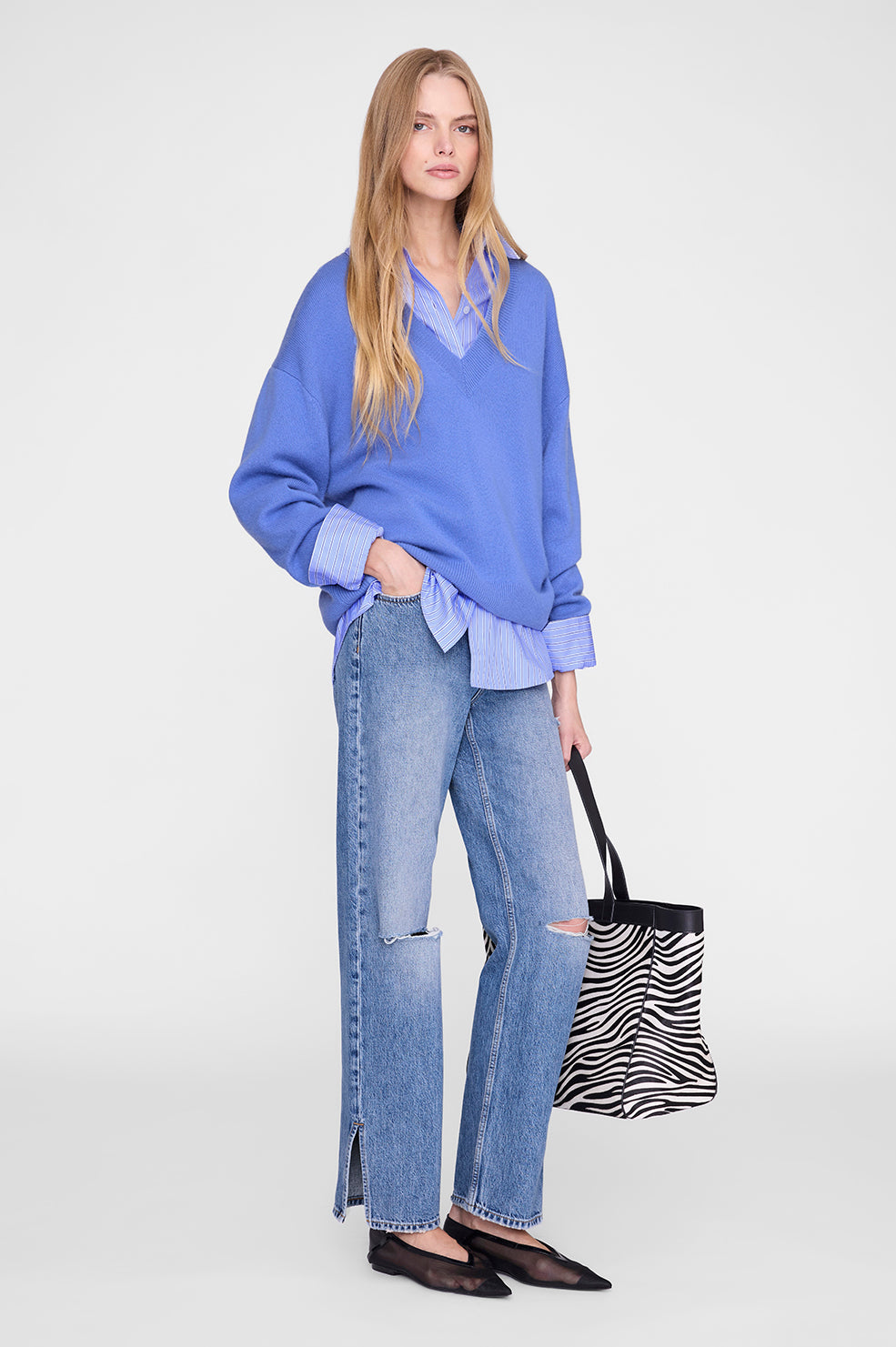 Lee Sweater - Storm Blue View 1