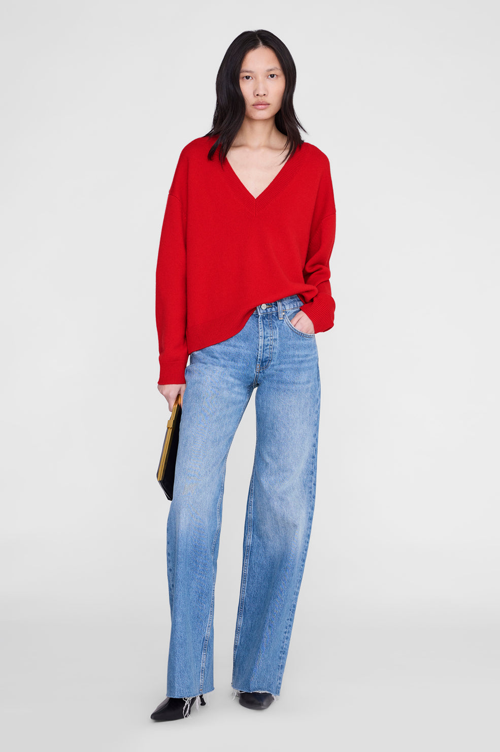 Lee Sweater - Tango Red View 1