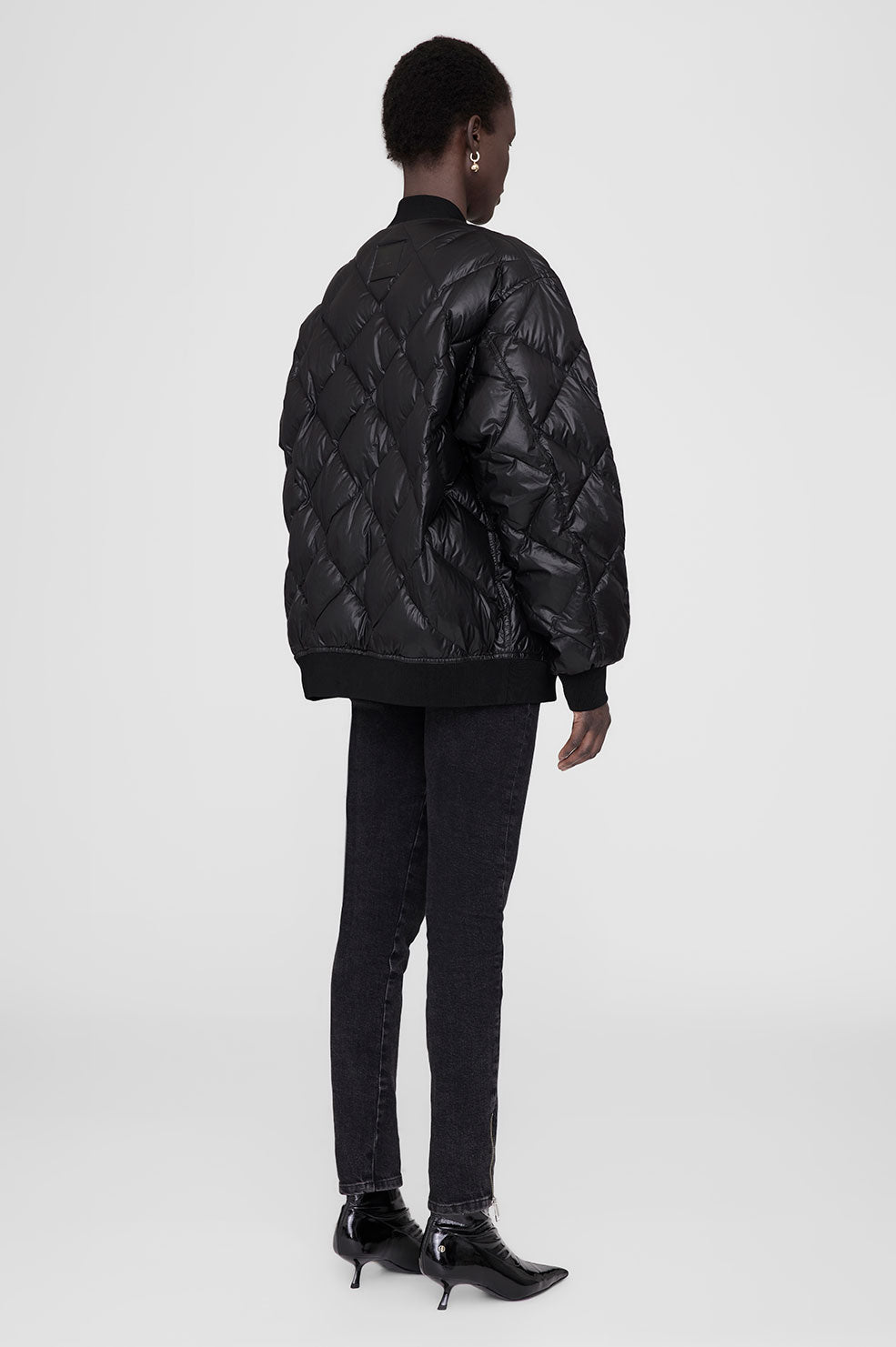 ANINE BING Leo Puffer - Black