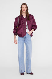 ANINE BING Leon Bomber - Fig - on model front