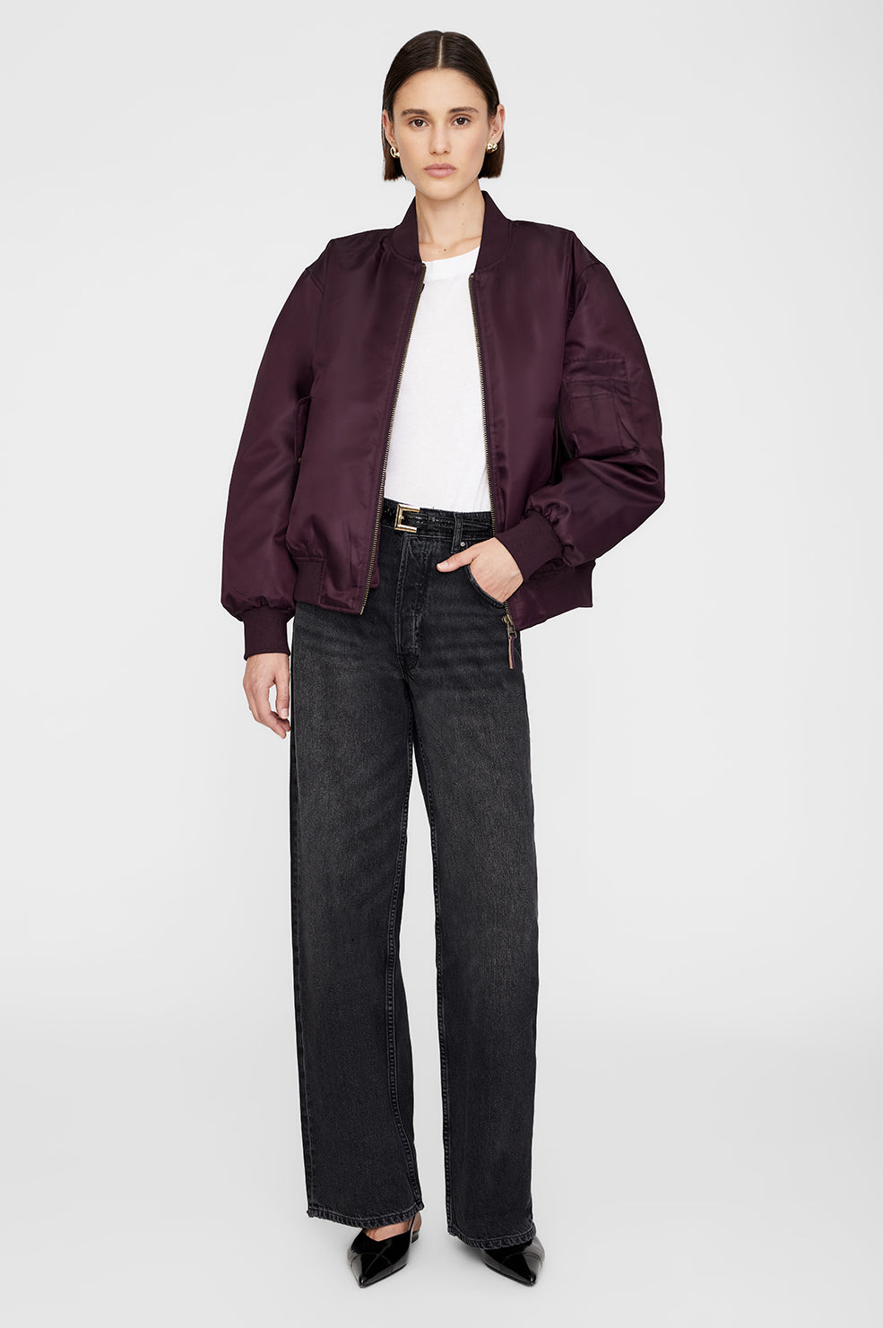 ANINE BING Leon Bomber - Bordeaux