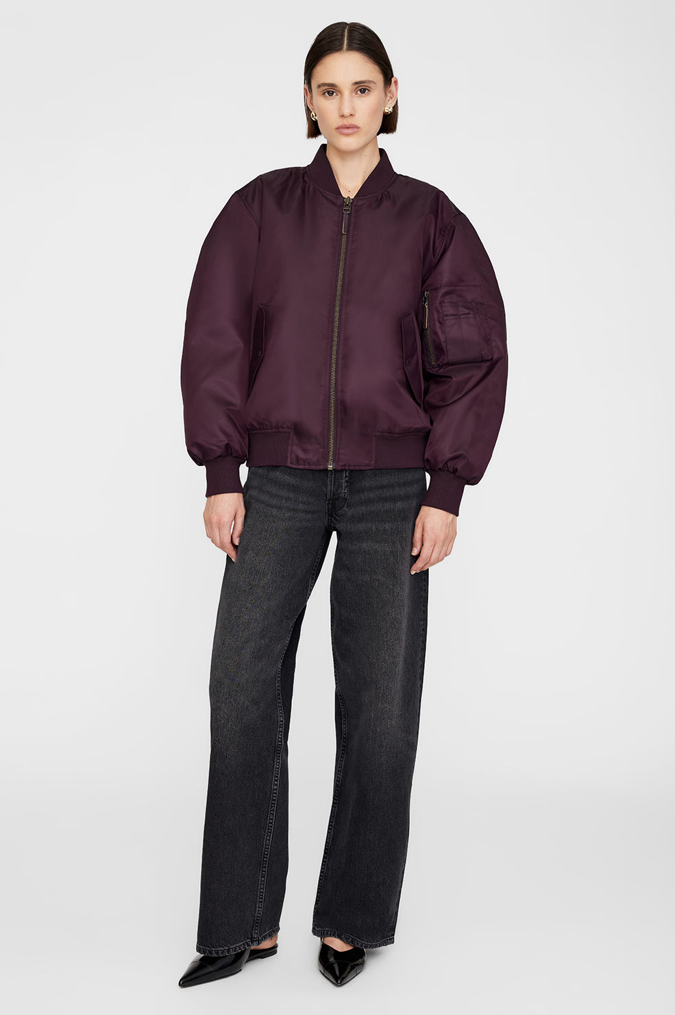 ANINE BING Leon Bomber - Bordeaux