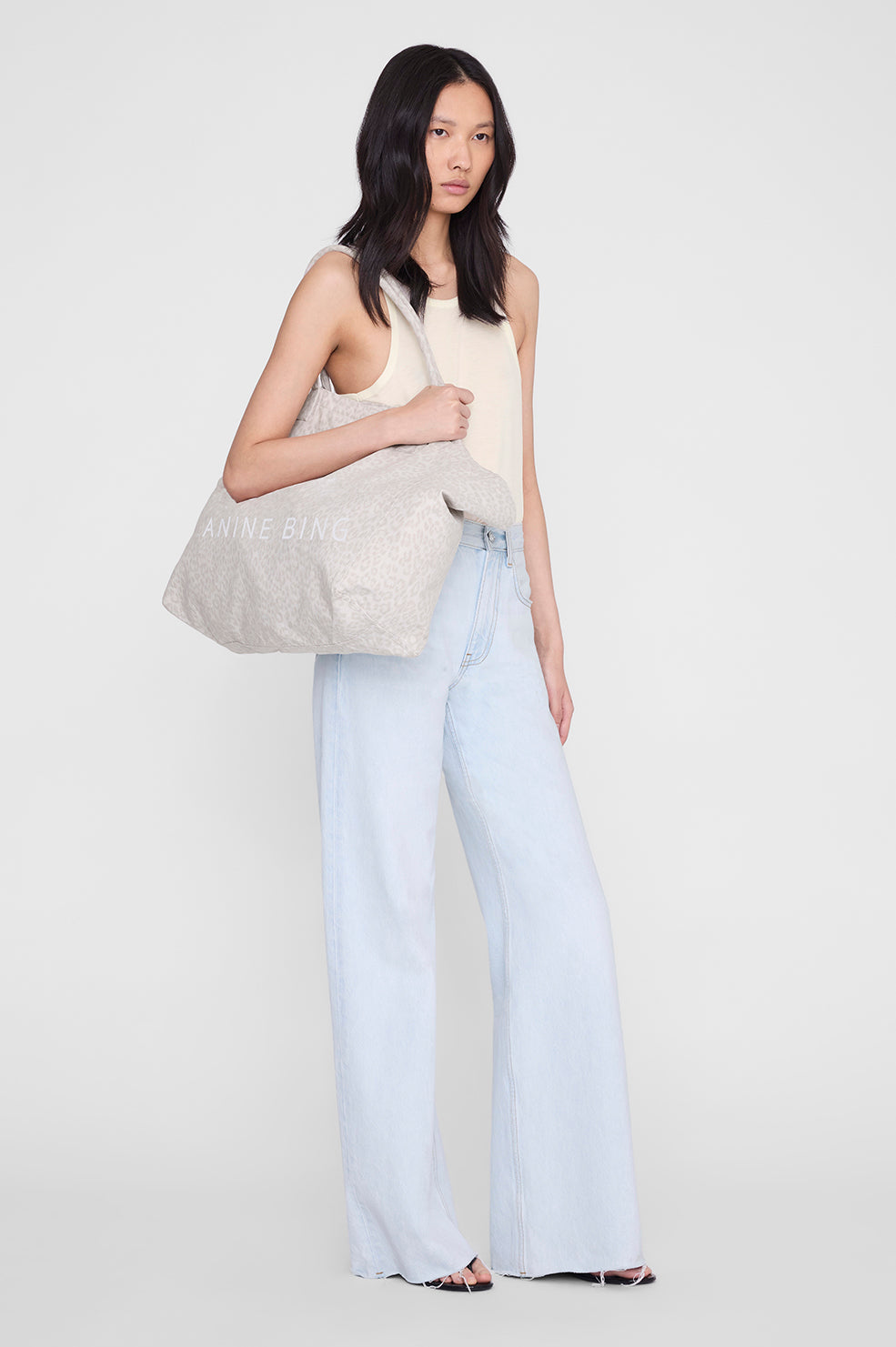 Leo Denim Tote - Lucid Blue View 2