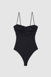 ANINE BING Lera Bodysuit - Black
