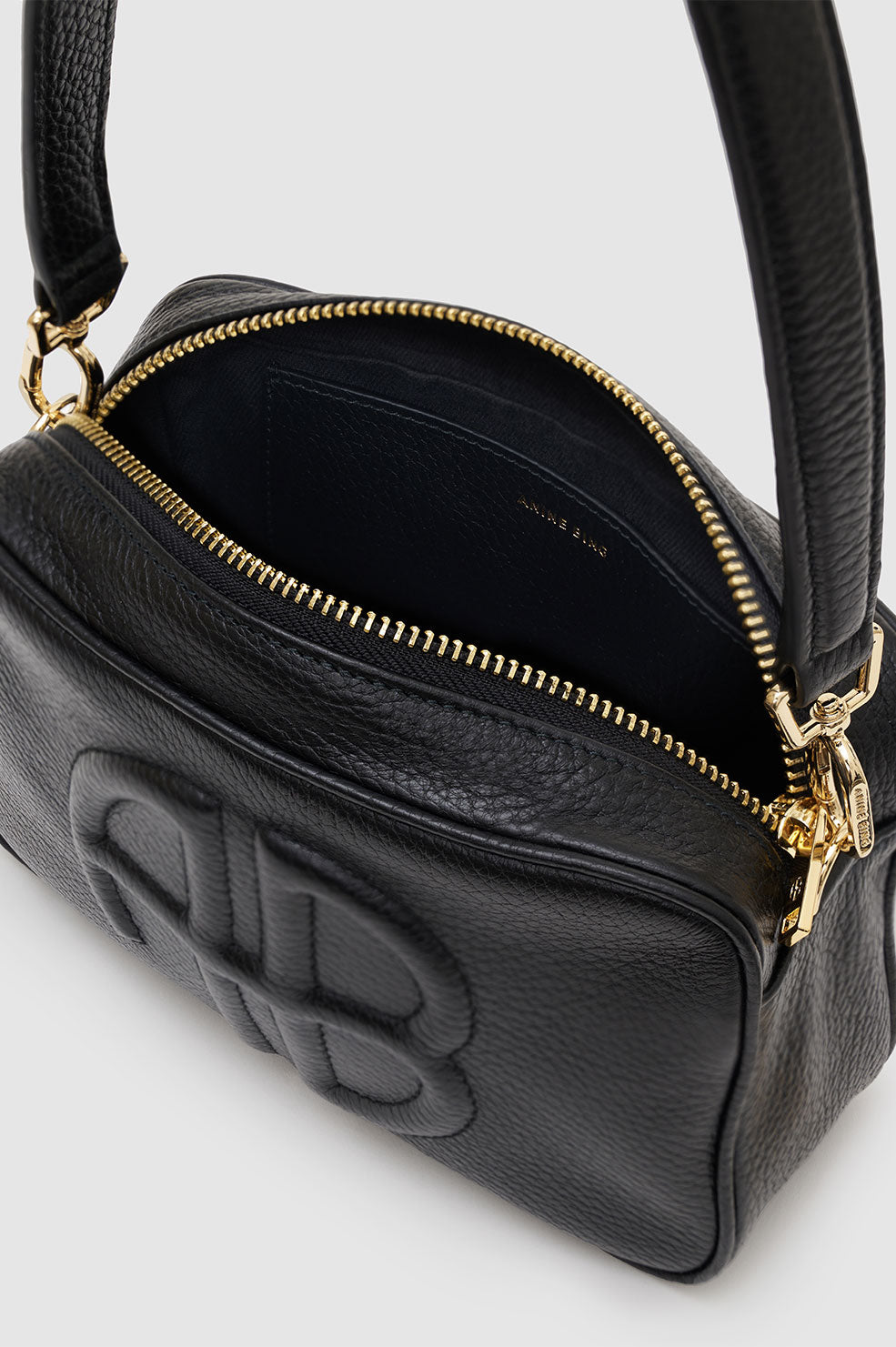 ANINE BING Lili Bag - Black Pebbled