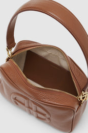 ANINE BING Lili Bag - Cognac Pebbled