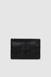 ANINE BING Lili Pouch - Black Pebbled 