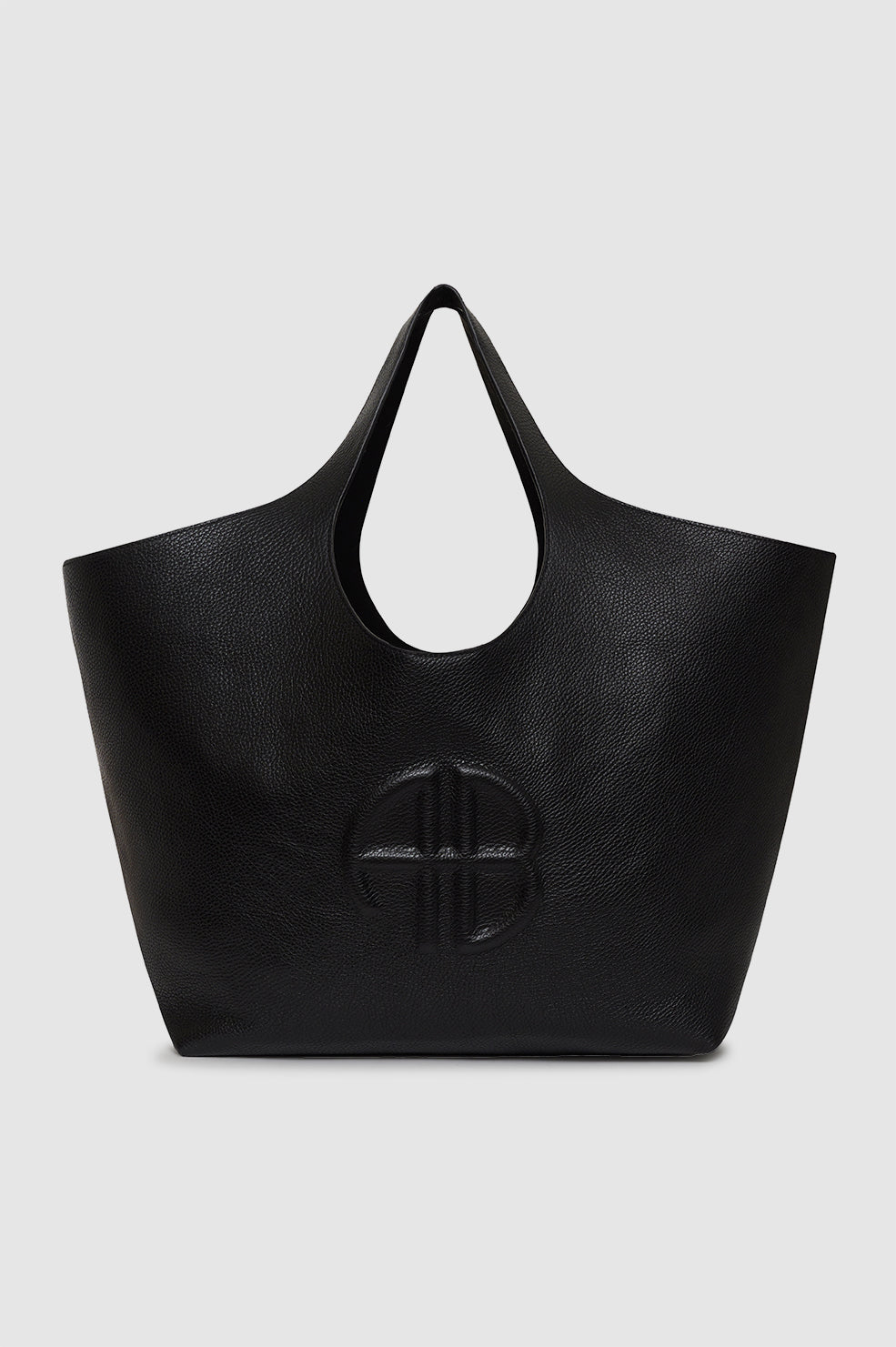 ANINE BING Lili Tote - Black Pebbled