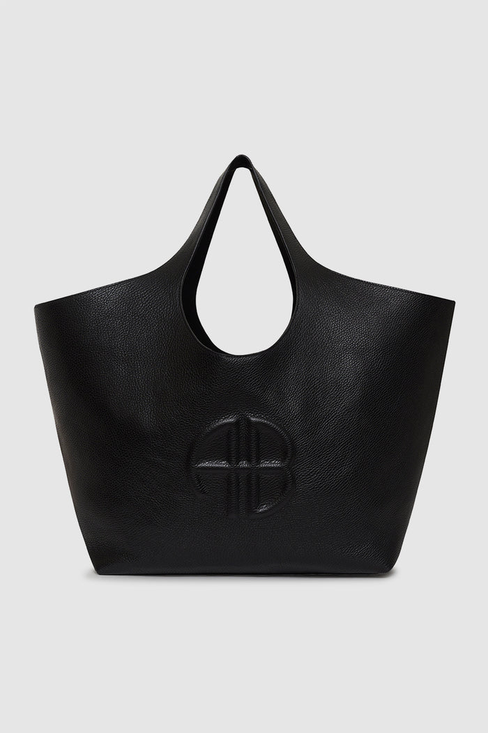 ANINE BING Lili Tote - Black Pebbled