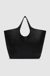 ANINE BING Lili Tote - Black Pebbled