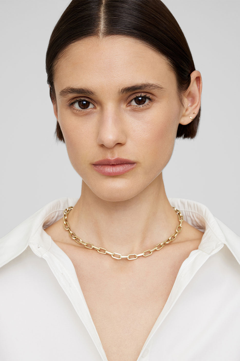 Link Necklace - 14k Gold View 2