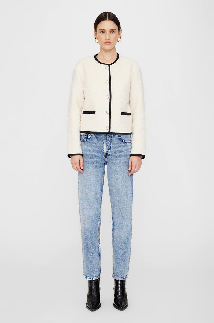 ANINE BING Logan Jacket - Ivory