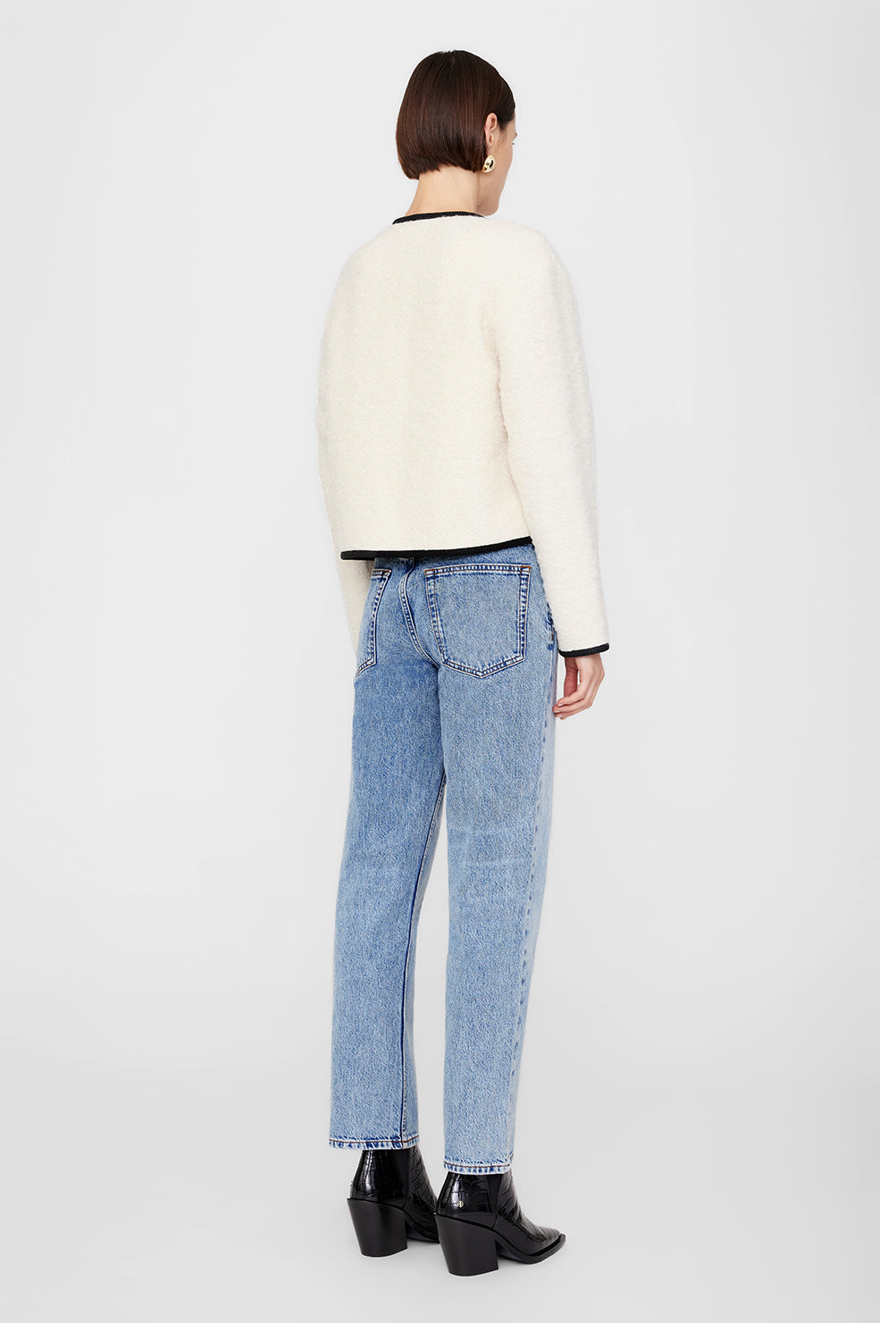 Logan Jacket - Ivory View 2