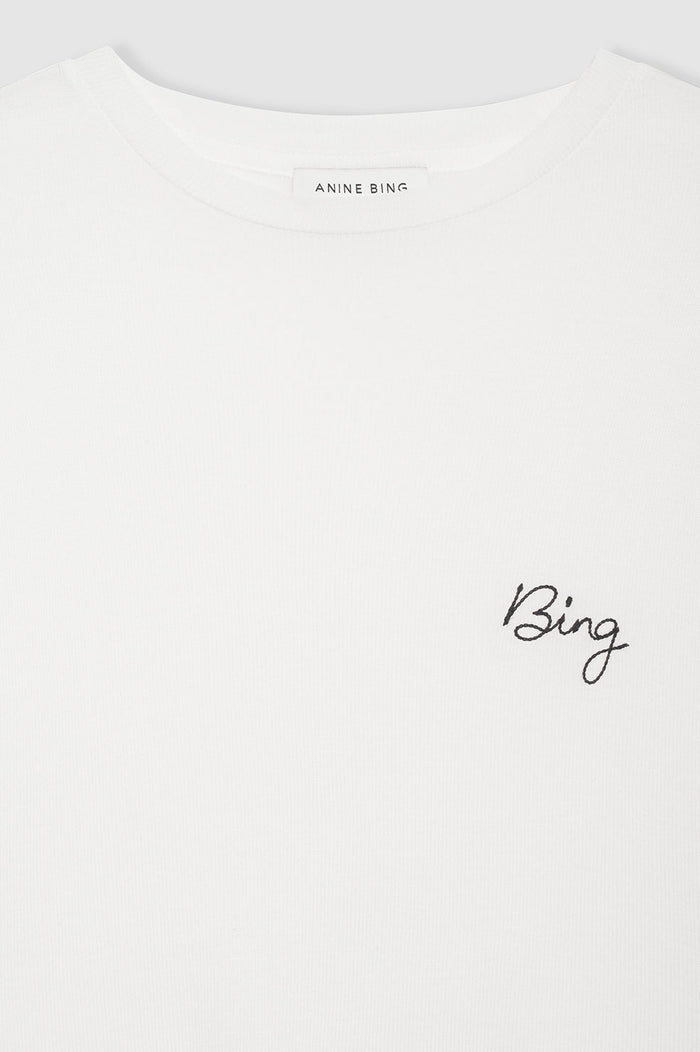 ANINE BING Louis Tee Bing - Ivory