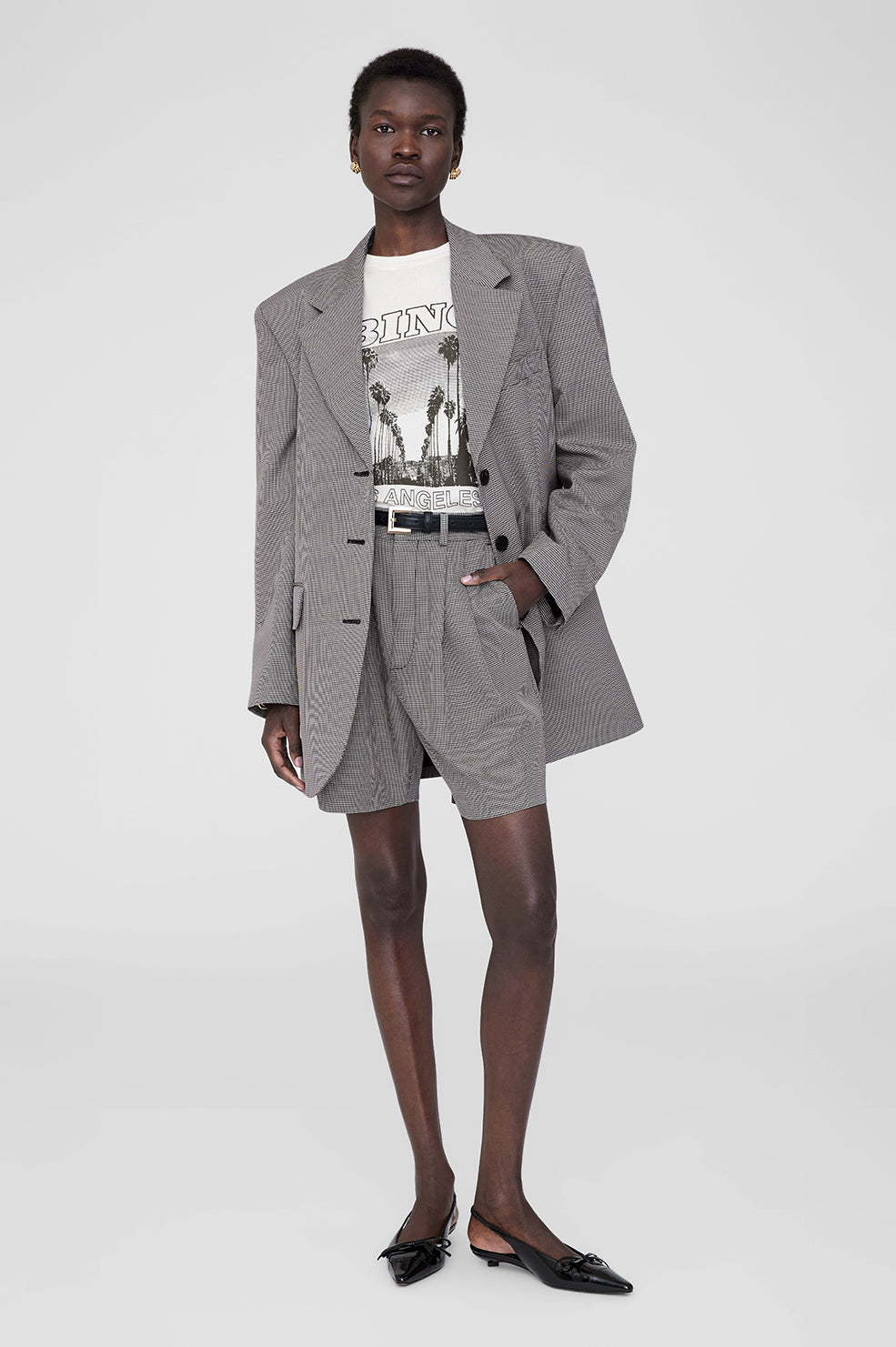 ANINE BING Louis Tee Bing Tour - Ivory