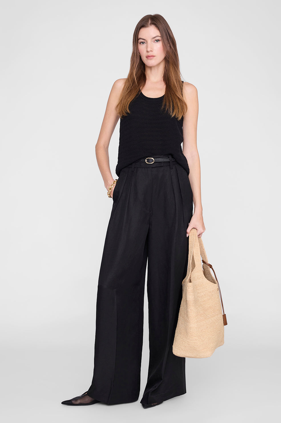 Lou Trouser - Beige View 1