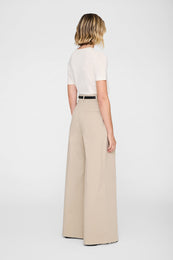 ANINE BING Lou Trouser - Beige - on model back