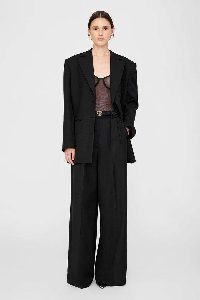 ANINE BING Lou Trouser - Black