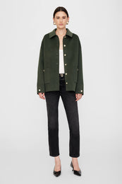 ANINE BING Luca Jacket - Olive Cashmere Blend