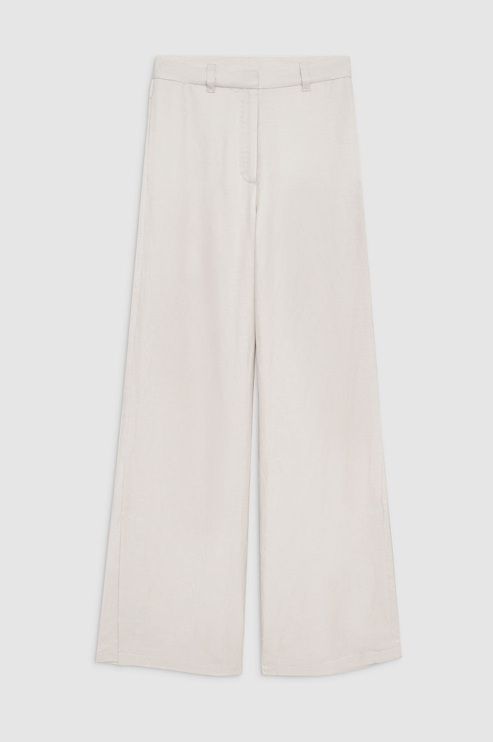 ANINE BING Lyra Trouser - Dove Linen Blend