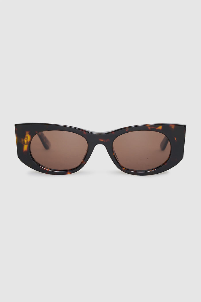 ANINE BING Madrid Sunglasses - Dark Tortoise