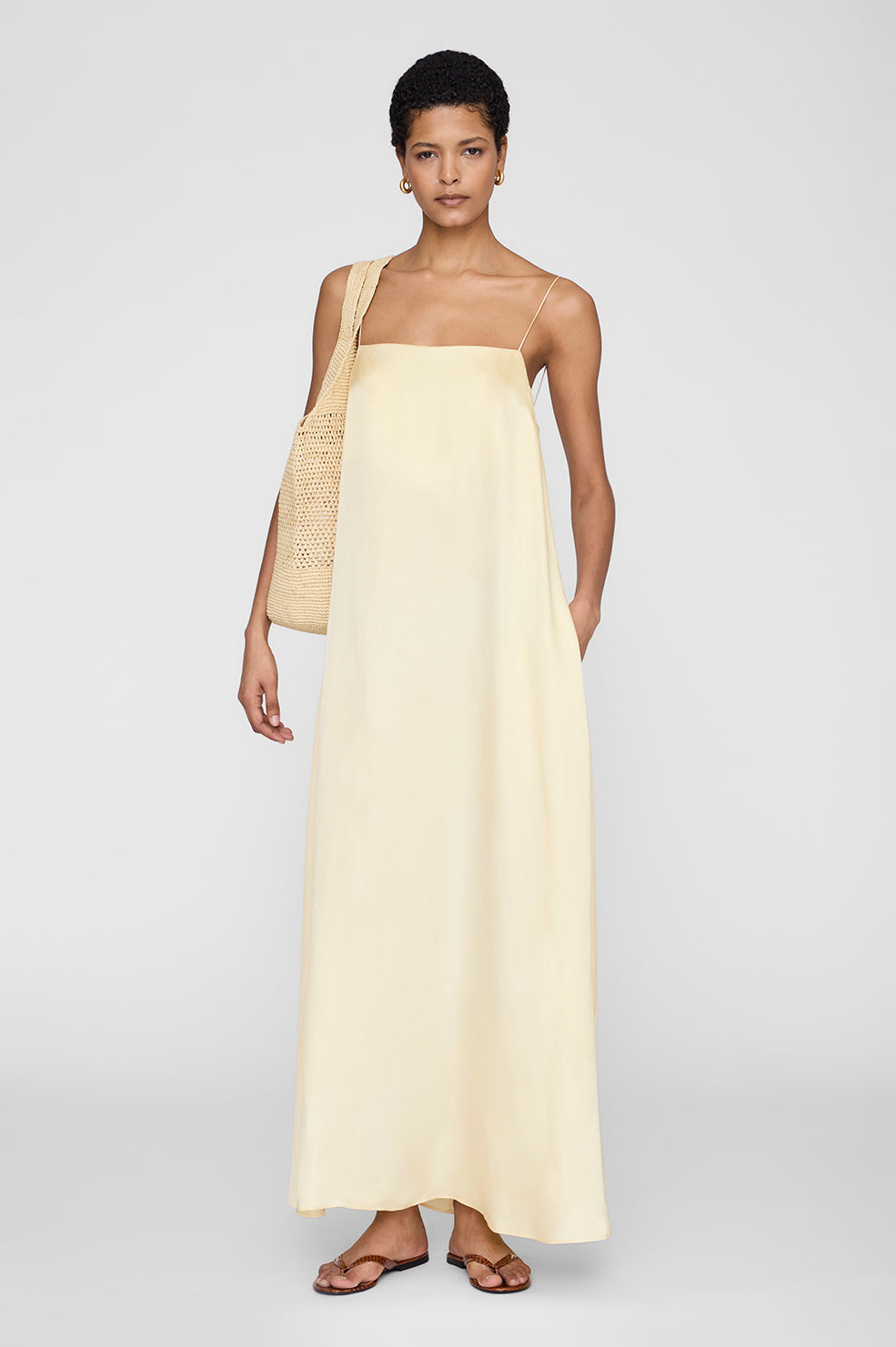 Mae Dress - Butter Yellow View 1