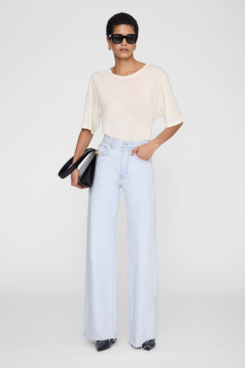 Margo Tee - Cream View 1