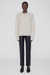 ANINE BING Marisol Sweater - Light Oat