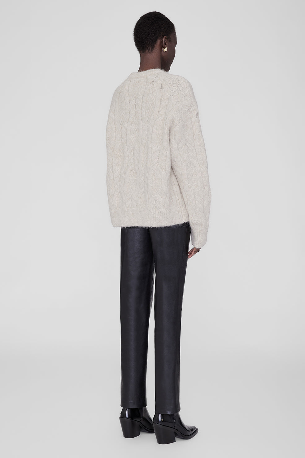 ANINE BING Marisol Sweater - Light Oat