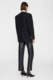 ANINE BING Maron Blazer - Dark Grey Pinstripe