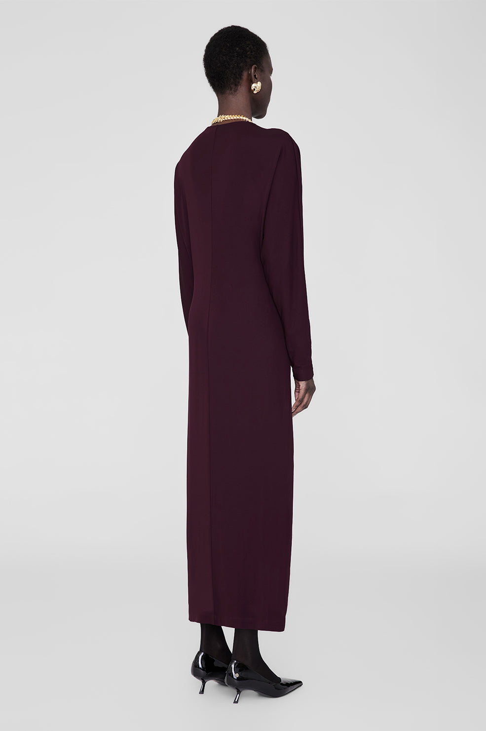 ANINE BING Mathilde Dress - Bordeaux