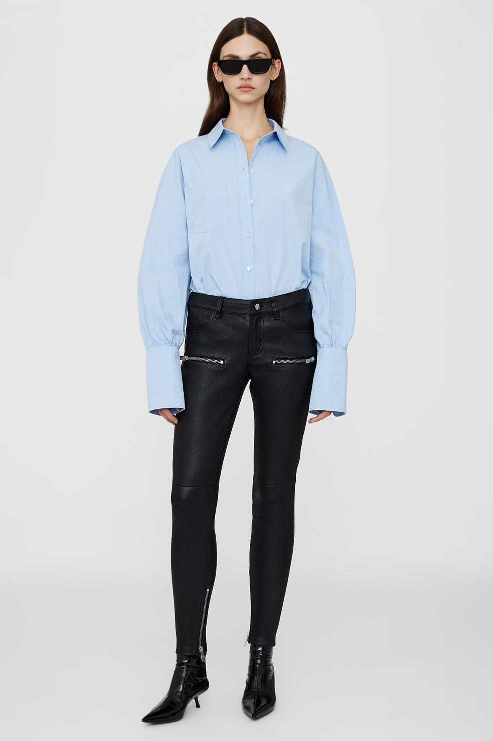 ANINE BING Maxine Shirt - Blue