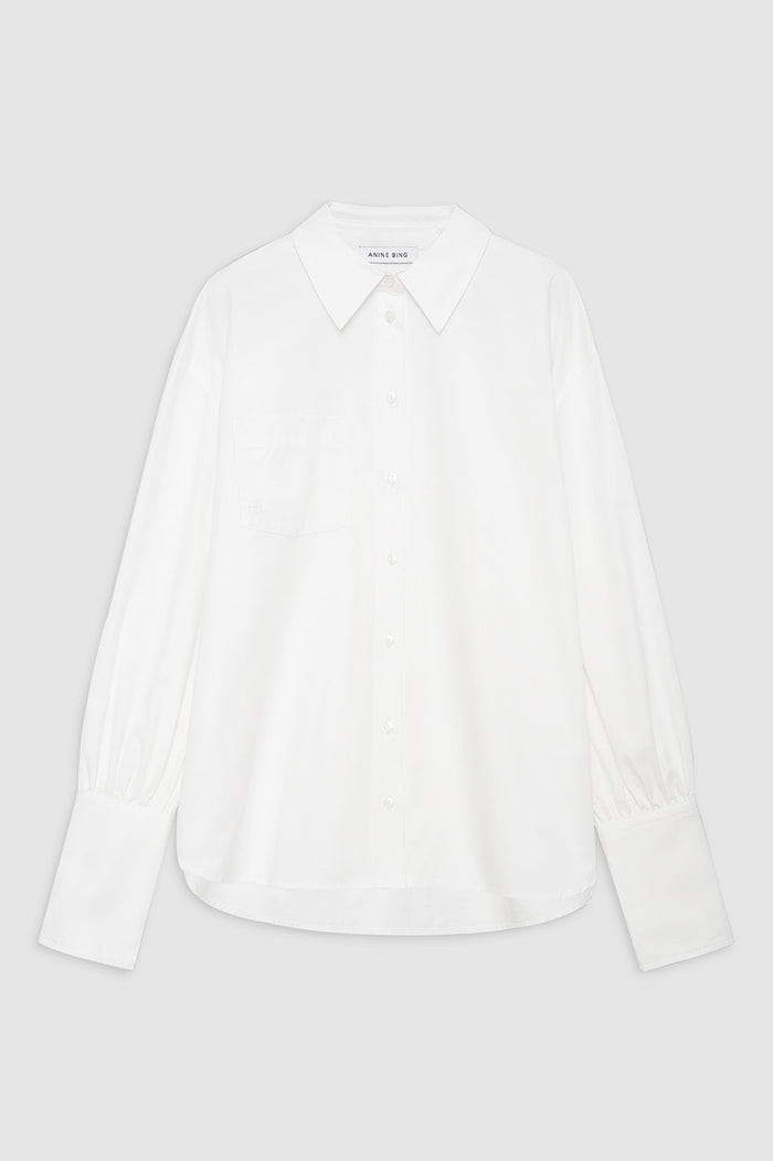 ANINE BING Maxine Shirt - White