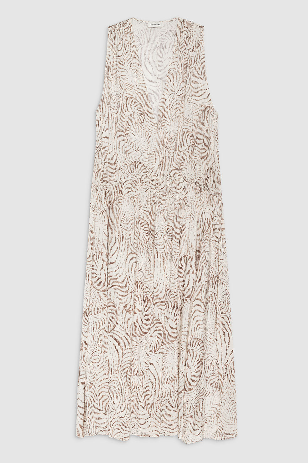 ANINE BING Mia Dress - Sand Seashell Print