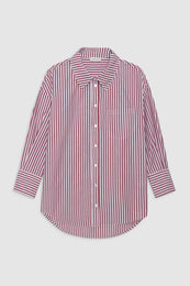 ANINE BING Mika Shirt - Red And White Stripe