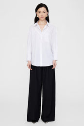 ANINE BING Mika Shirt - White And Black Stripe