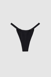 ANINE BING Milani Bikini Bottom - Black