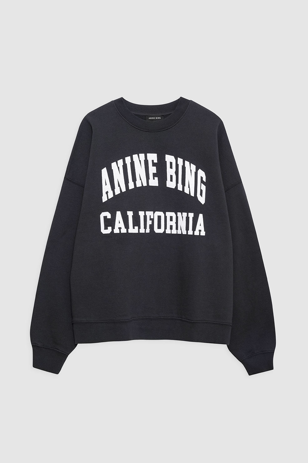 ANINE BING Miles Sweatshirt Anine Bing Washed Dark Sage ANINE