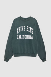ANINE BING Miles Sweatshirt Anine Bing - Washed Dark Sage